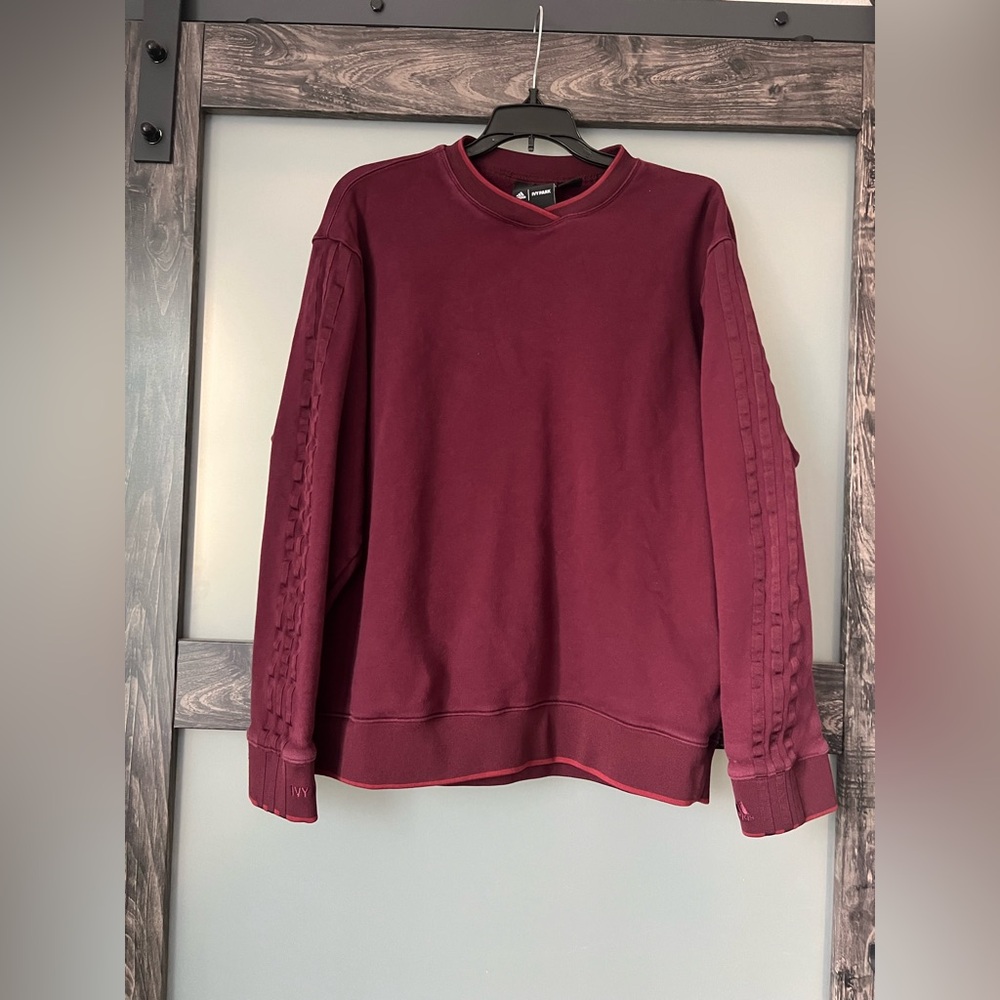 IVY PARK burgundy Crewneck Sweater